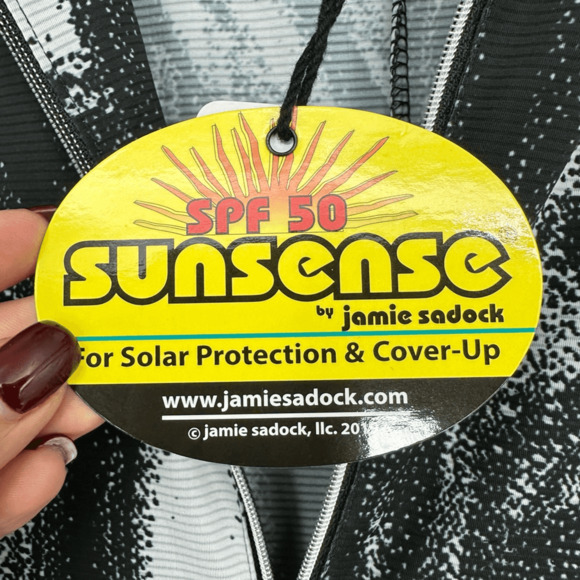 JAMIE SADOCK Sunsense Dress Size XL Golf Long Sleeve Sun UPF 50+ Artsy Athletic - Picture 4 of 13